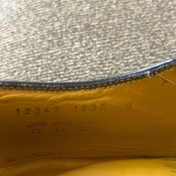 Boss Hugo Boss Mens Lace Up Wing Tip Oxford Black Leather Shoes 9 - Picture 6 of 15